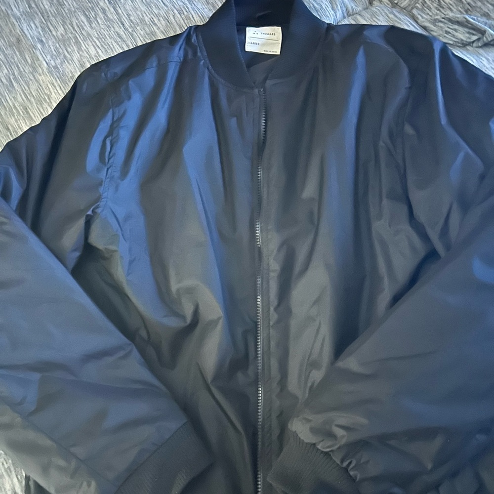 Zak brand black bomber jacket never used